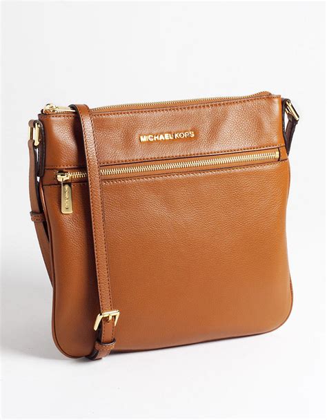 michael kors bedford flat leather crossbody bag|bedford legacy Michael Kors bag.